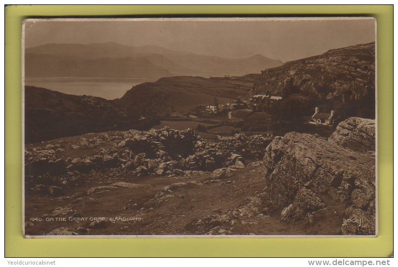 Caernarvonshire - Llandudno, On The Great Orme - Judges Ltd 1940 Real Photo Postcard - 1916 - Caernarvonshire