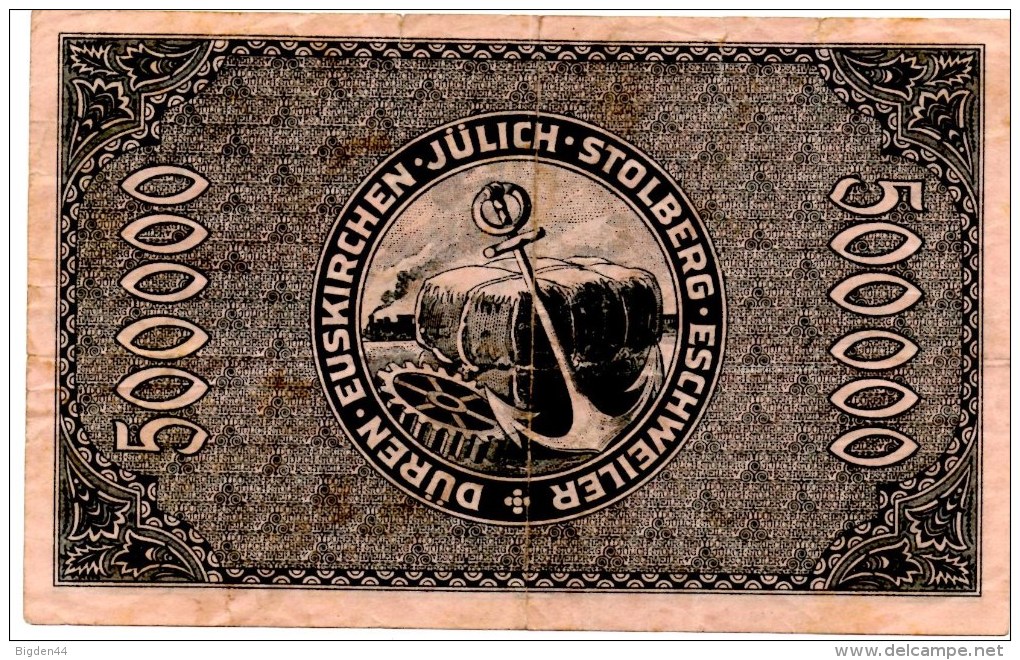 500 000 Mark 1923_Düren, Euskirchen, Julich, Stolberg - 500000 Mark