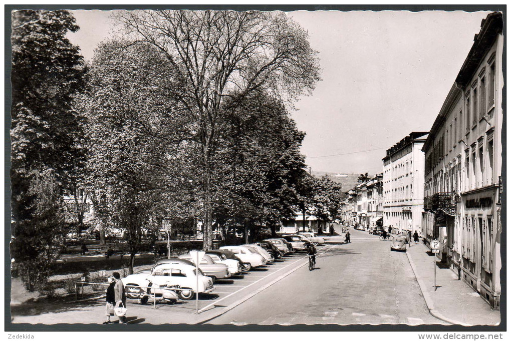 0966 - Alte Foto Ansichtskarte - Lörrach - Friedrichstraße Grabenstraße - Gel 1957 O. Marke - Loerrach