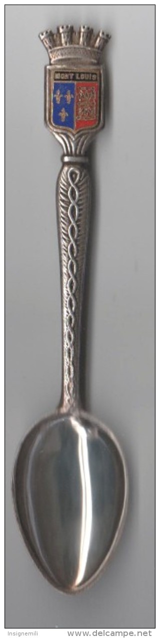 PETITE CUILLERE  MONT LOUIS  16 Gr - METAL ARGENTE + Poinçon - Cucharas