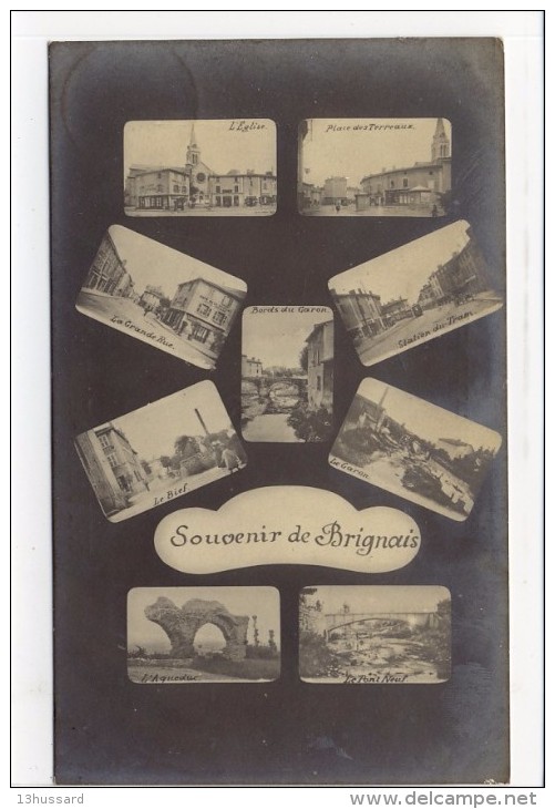 Carte Postale Ancienne Fantaisie Brignais - Souvenir - Multivues - Brignais