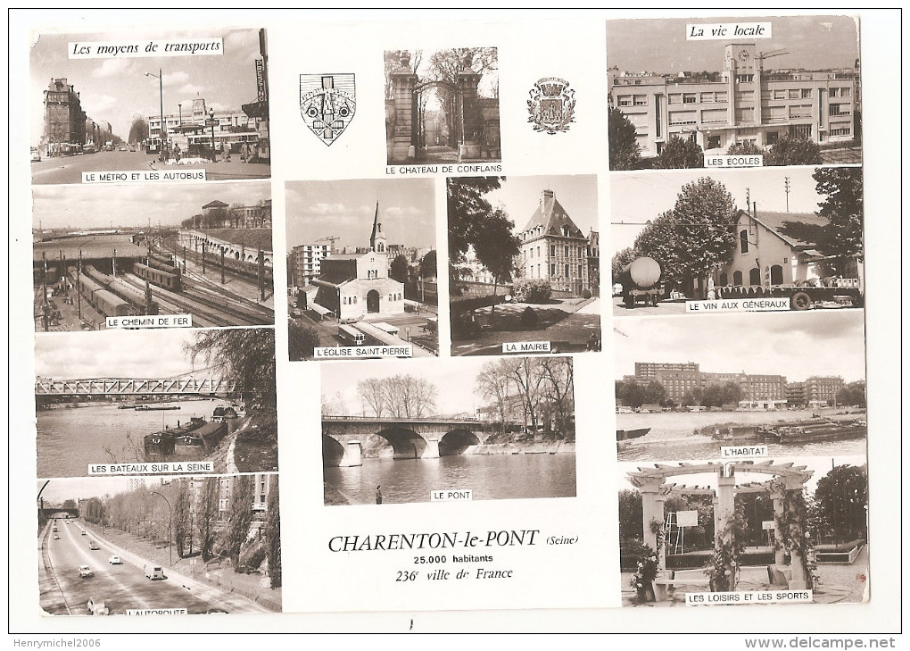 94 - Val De Marne - Charenton Le Pont Multi Vues Ed Paroisse St Pierre De , Chanoine 3 Rue Alfred Savouré - Charenton Le Pont