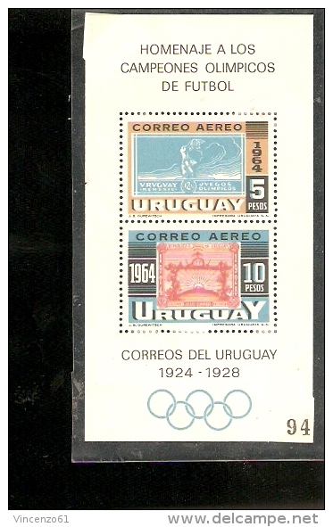 URUGUAY HOMENAJE A LOS CAMPEONES OLIMPICOS DE FUTBOL - Altri & Non Classificati