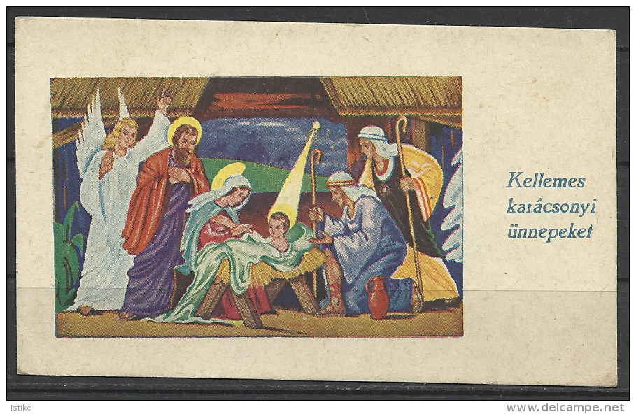 Hungary,  Marry Christmas, Nativity. - Andere & Zonder Classificatie