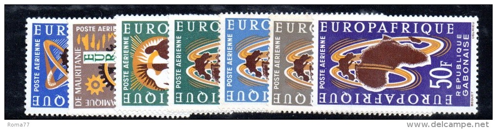 GF1117 - EUROPAFRIQUE , 7 Valori  *** MNH . - Non Classés