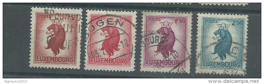 150023770  LUXEMBURGO  YVERT   Nº   363/6 - 1940-1944 Ocupación Alemana