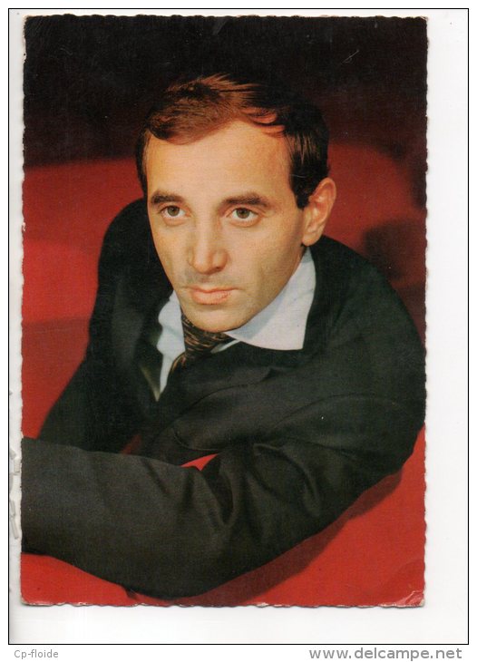 CHANTEUR . CHARLES AZNAVOUR D'APRÉS PHOTO SAM LEVIN - Réf. N°11592 - - Chanteurs & Musiciens