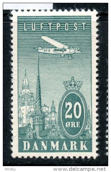 Denmark 1934 20o Airmail Issue #C8  MNH - Airmail