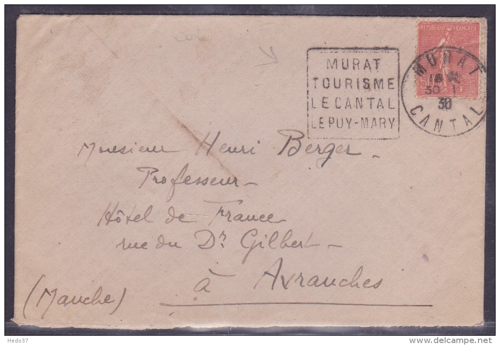 France Type Semeuse Sur Lettre - 1903-60 Sower - Ligned