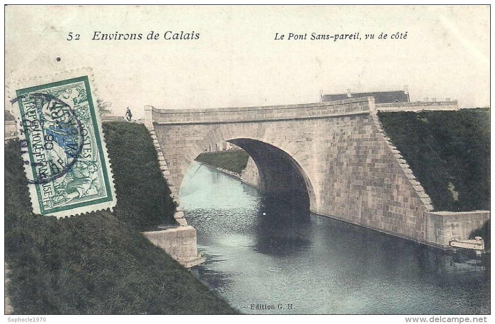 NORD PAS DE CALAIS - 62 - PAS DE CALAIS - ARDRES - Pont D'Ardres - Pont Sans Pareil Vu De Côté - Ardres