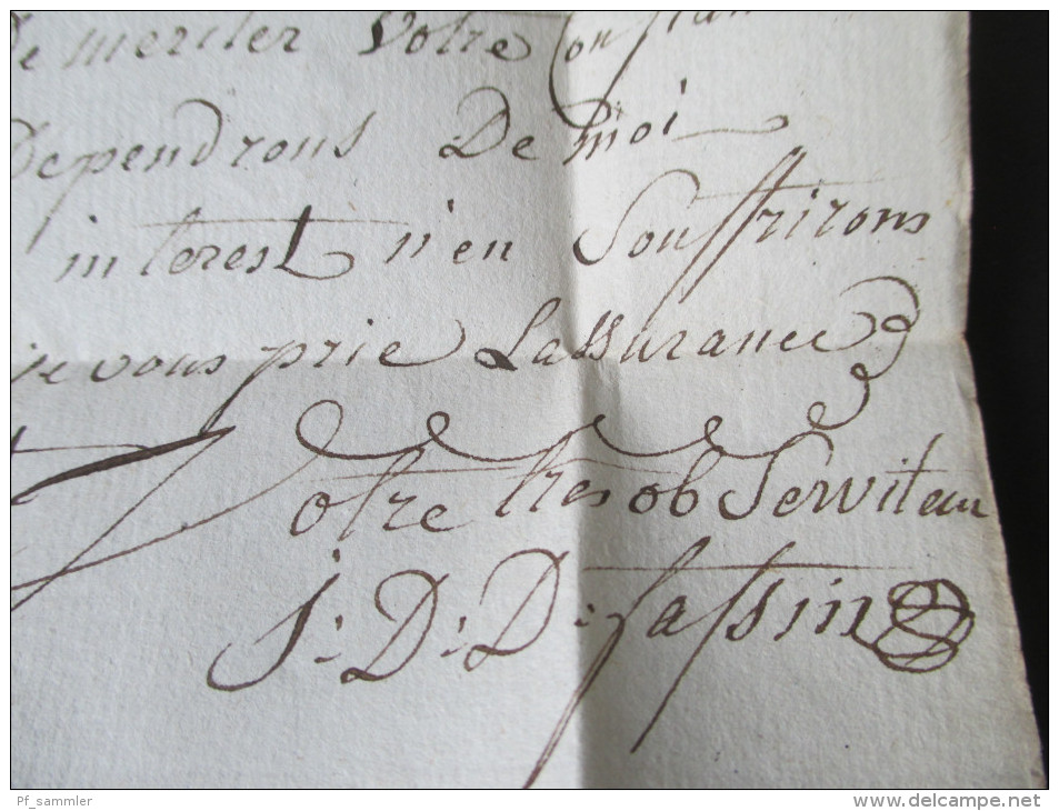 Frankreich 1802 Stempel. L2 96 Liege nach Nantes. Monsieur Simon Lynch. Stempel: 12 Pose. Interessanter Beleg!