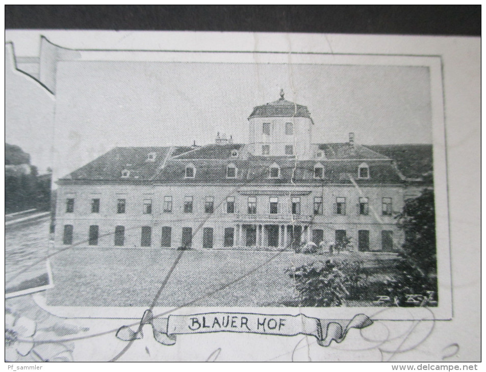 AK / Mehrbildkarte Österreich Gruss Aus Laxenburg. Franzensburg, Blauer Hof, Gasthof Zum Gold Kreuz. Verlag Von Gust. - Laxenburg