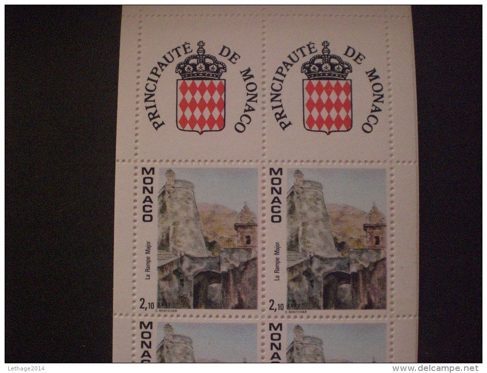 STAMPS MONACO CARNETS 1990 Old Monaco - Paintings By Claude Rosticher 1990  MNH +6 PHOTO - Carnets