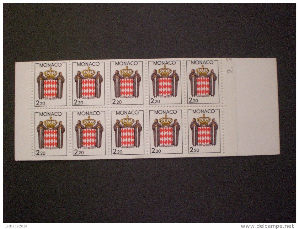 STAMPS MONACO CARNETS 1987 Coat Of Arms  MNH - Booklets