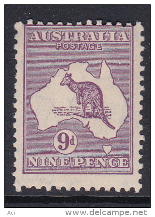 Australia 1931-47 Kangaroos CofA Watermark 9d Violet 133 Mint - Mint Stamps