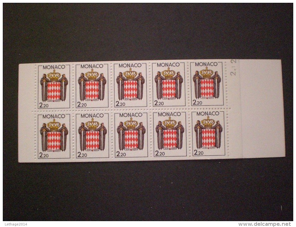 STAMPS MONACO CARNETS 1987 Coat Of Arms  MNH - Booklets