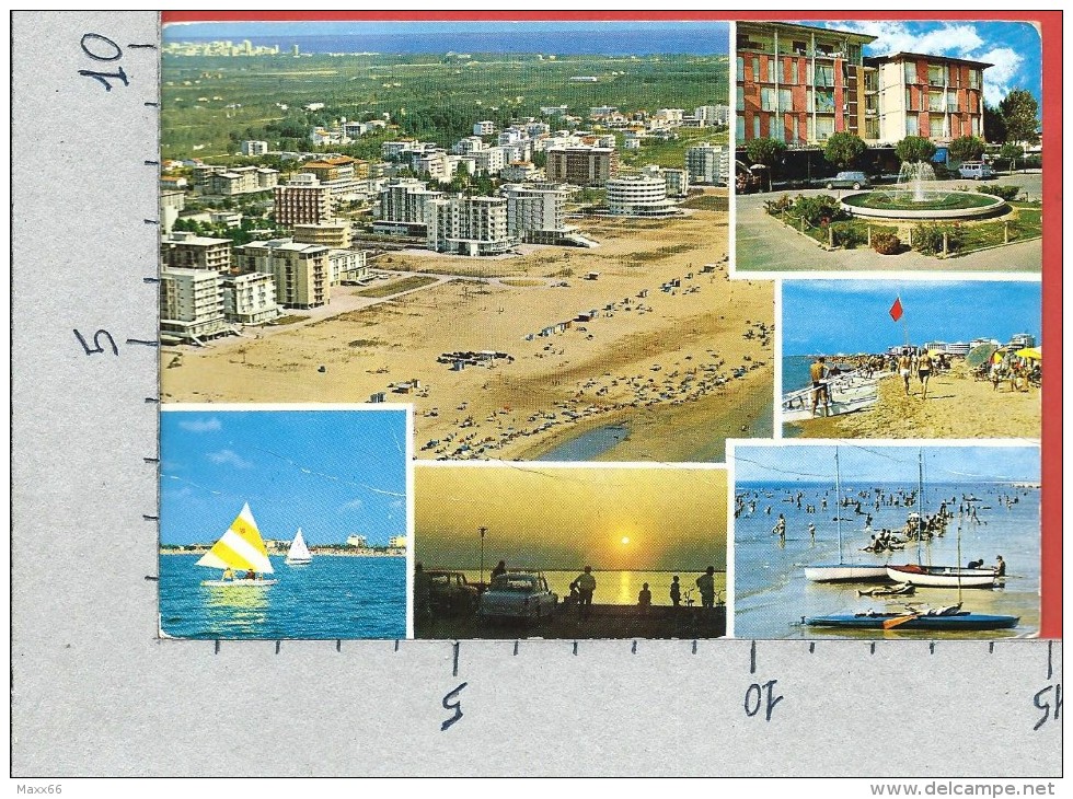 CARTOLINA VG ITALIA - BIBIONE SPIAGGIA (VE) - Panorama - Vedutine - 10 X 15 - ANNULLO Ok - Altri & Non Classificati