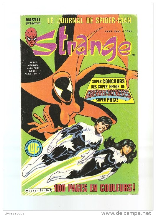 Strange N° 187 Mensuel Juillet 1985 Marvel - Strange