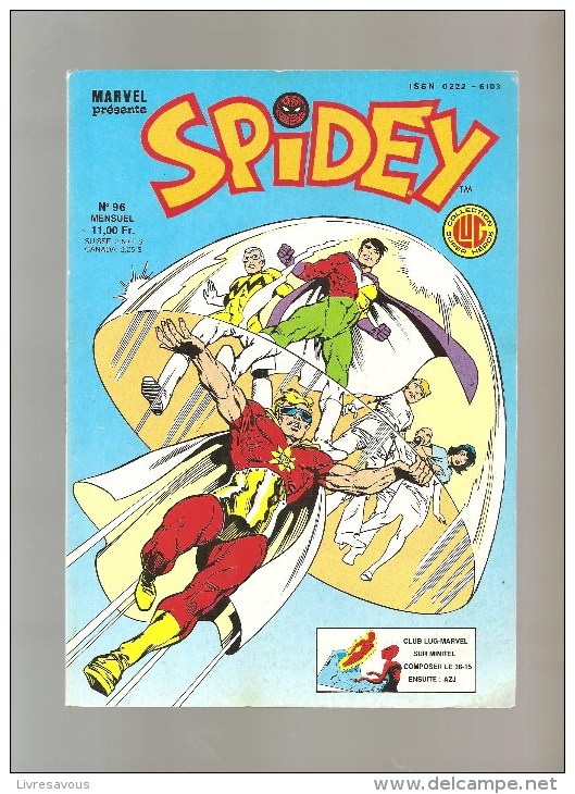 Spidey  Mensuel N° 96 De 1988 Marvel - Spidey