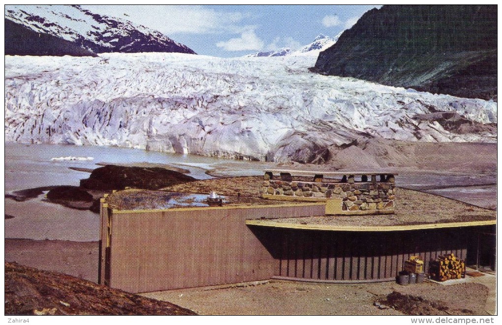 Mendenhall Glacier Near Jumeau  Alaska  As Seen From The Visitors Center  The Observatory Built By The US Forest Service - Juneau