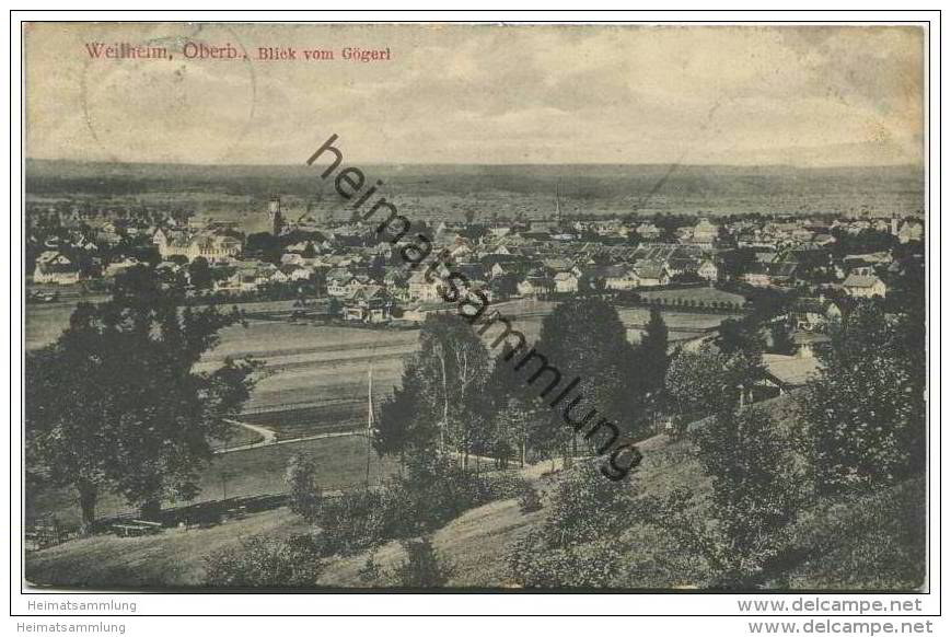 Weilheim - Blick Vom Gögerl - Weilheim