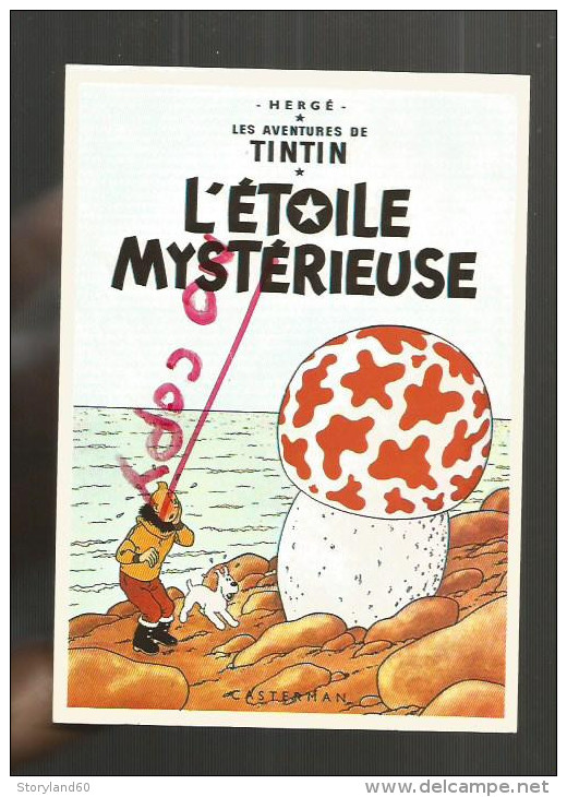 Cpm St000381 Couverture Les Aventures De Tintin L'étoile Mystérieuse - Hergé