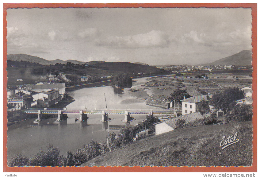 Carte Postale 64. Béhobie  Frontière Franco-Espagnole  Le Pont International Trés  Beau Plan - Béhobie