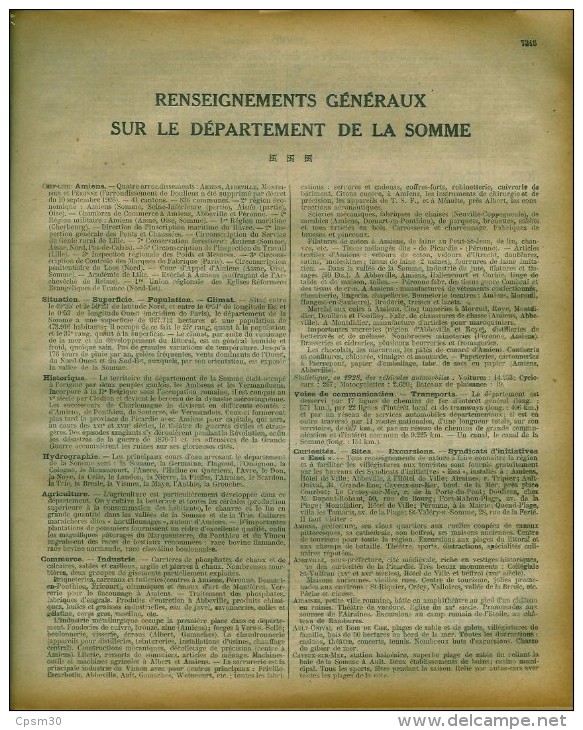 ANNUAIRE - 80 - Département Somme - Année 1922 + 1927 + 1930 + 1933 + 1928 1948 édition Didot-Bottin Six Années (5x6=30) - Annuaires Téléphoniques