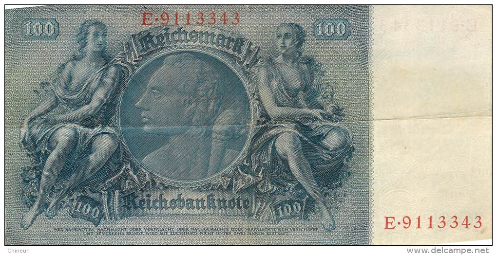 BILLET DE 100 REICHSMARK 24 JUIN 1935 SERIE E - 100 Reichsmark