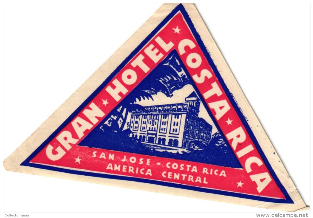 18 HOTEL Labels COLOMBIABarranquilla Cucuta COSTA RICA San Jose GUATEMALA Panajachel