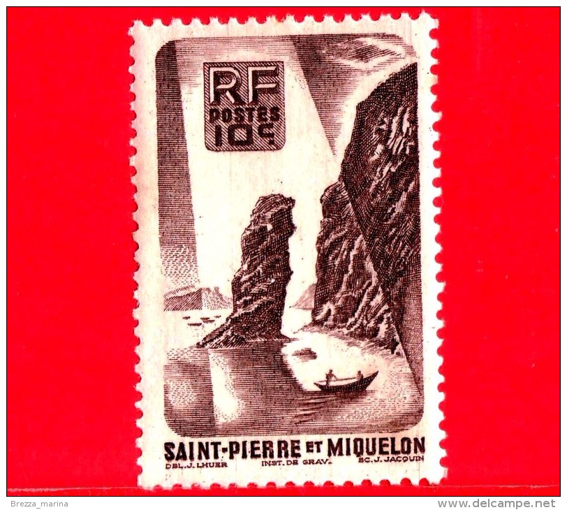 Saint-Pierre E Miquelon - Usato - 1947 - Soldier Bay, Langlade - 10 - Used Stamps