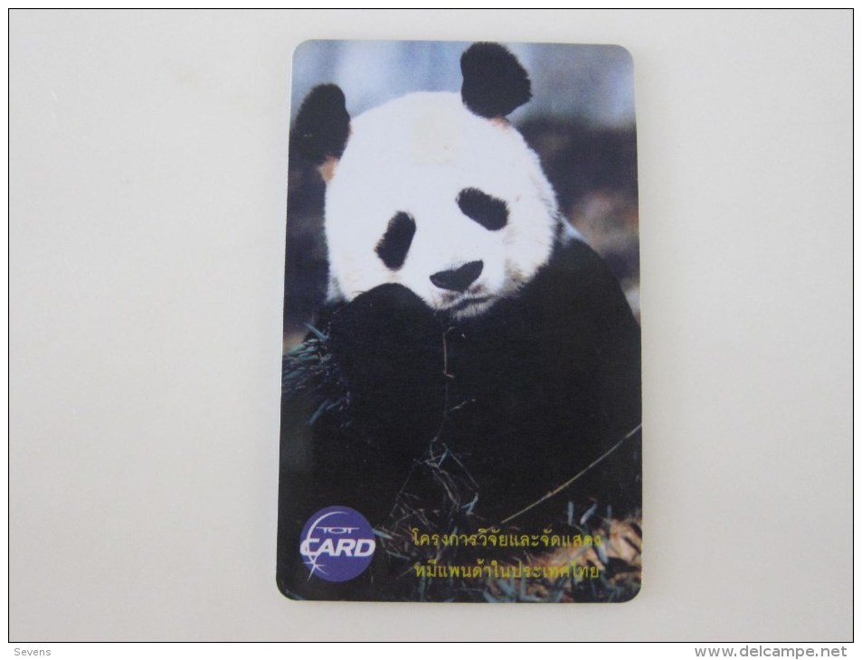 TOT Chip Phonecard,panda ,used - Thaïlande