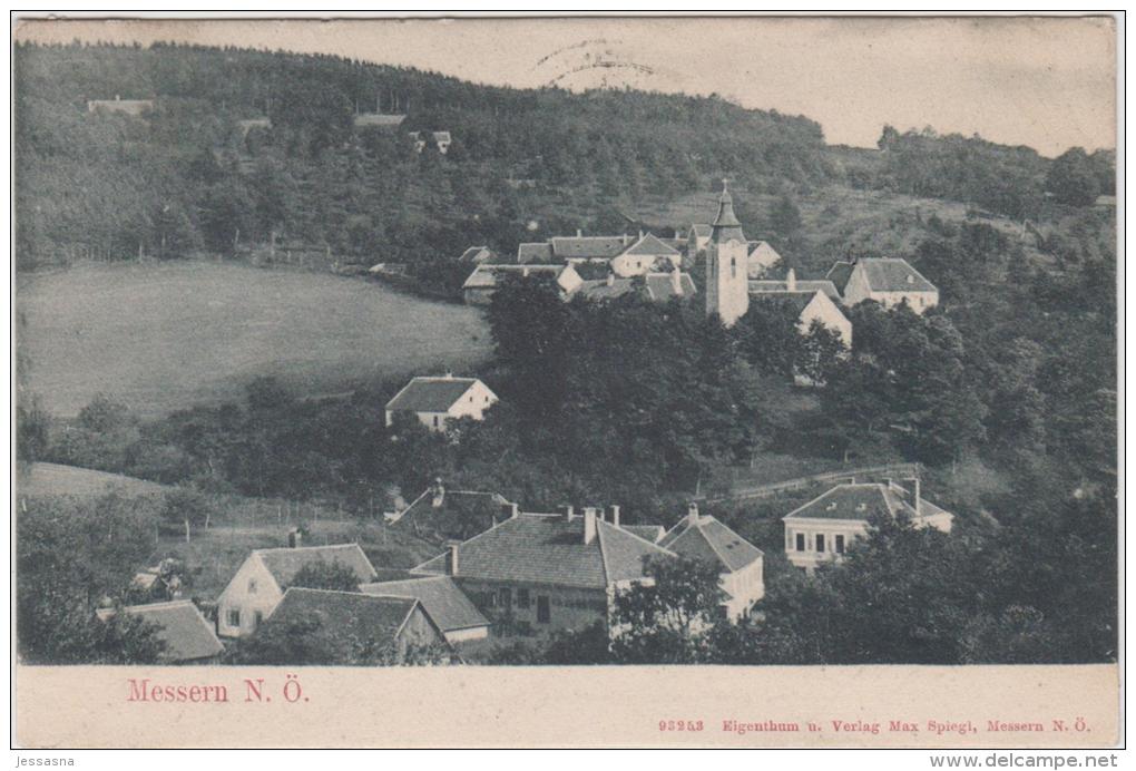 AK - MESSERN (Irnfritz) - Panorama 1905 - Horn