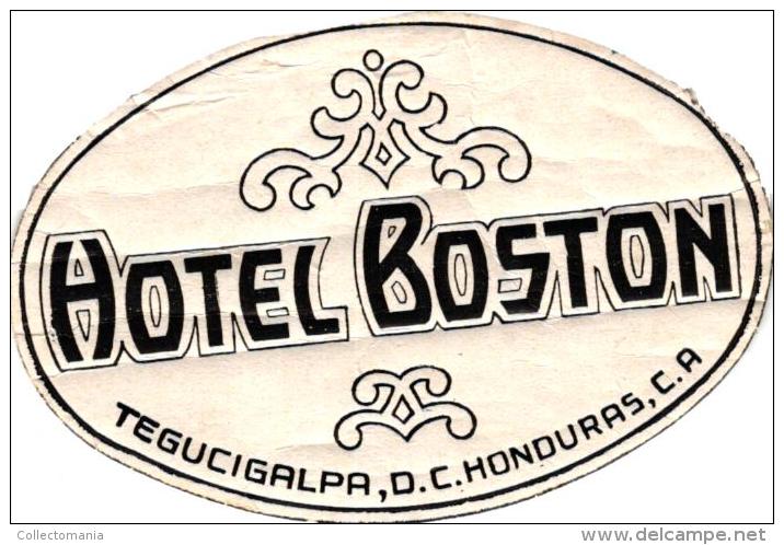 18 HOTEL Labels BRAZIL Rio SAO PAULO HAITI PUERTO RICO VIRGIN Islands BARBADOS HONDURAS