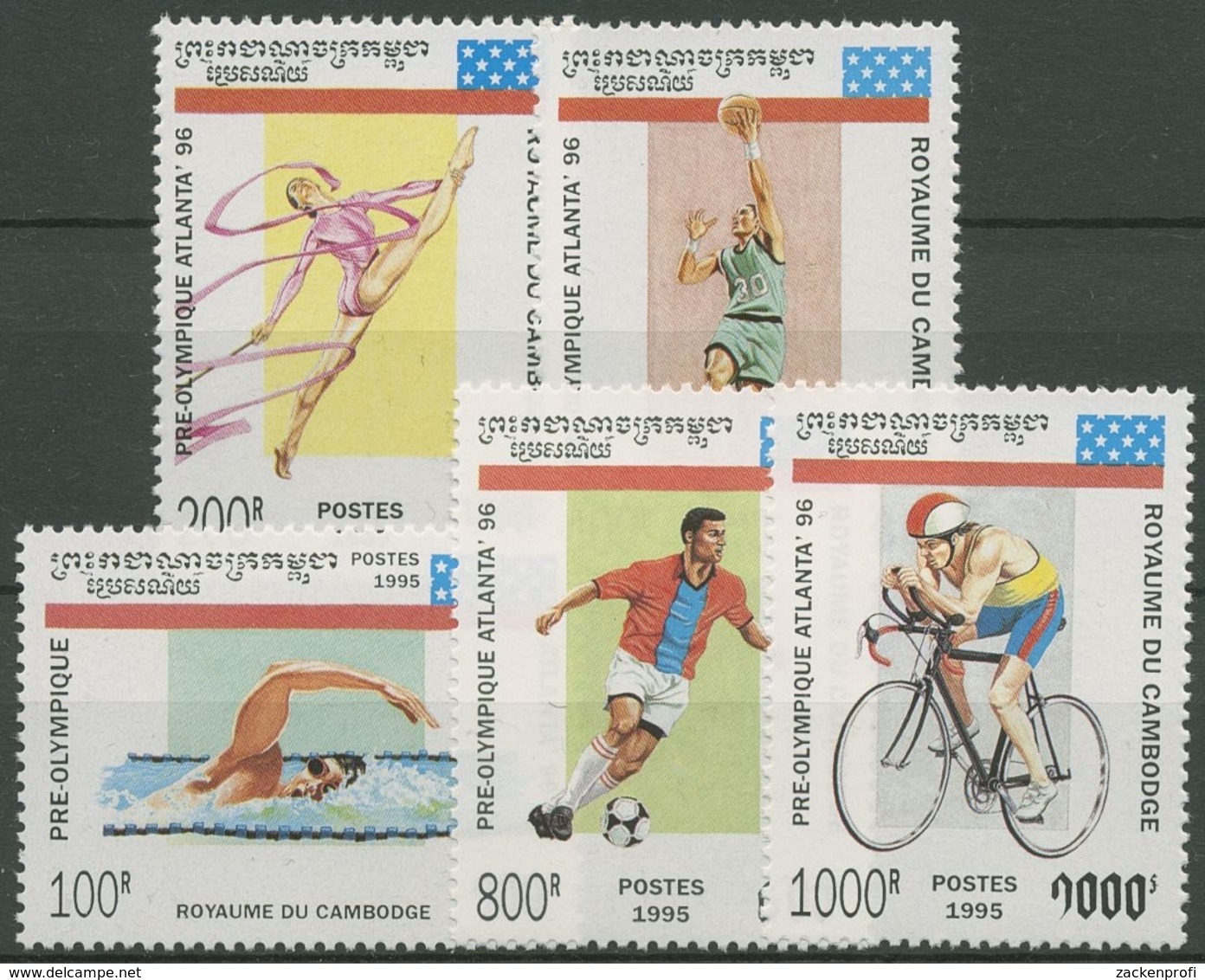 Kambodscha 1995 Olympia Sommerspiele Atlanta 1497/01 Postfrisch - Cambodia