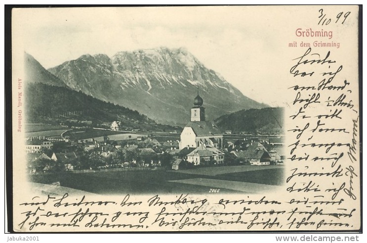 AUSTRIA GROBMING OLD POSTCARD - Gröbming