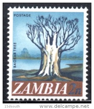 Zambia - 1968 2n Baobab Tree (**) # SG 130 - Arbres