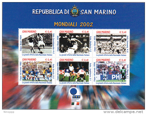 San Marino 2002 FIFA World Cup Miniature Sheet MNH - Oblitérés