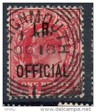 Great Britain 1902 1p  King Edward, I.R Official Issue #O20 - Service