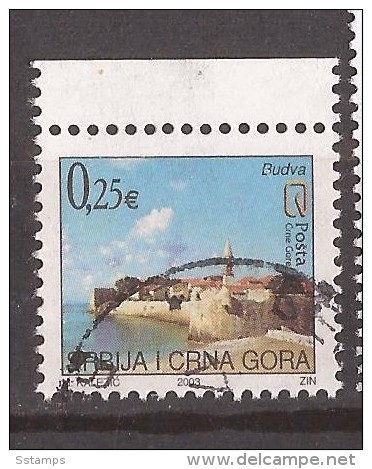 2003  3143 TURISMUS  JUGOSLAVIJA JUGOSLAWIEN SRBIJA SERBIEN CRNA GORA MONTENEGRO  BUDVA USED - Oblitérés