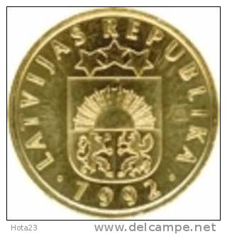 LATVIA - 1992 Year- 5 Santims  - UNC - Latvia