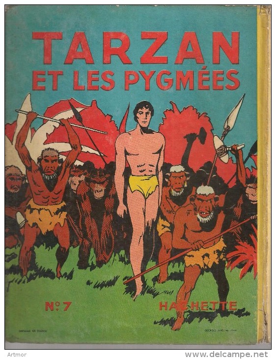 TARZAN  TRAHI - HACHETTE N° 7-  1940 - Tarzan
