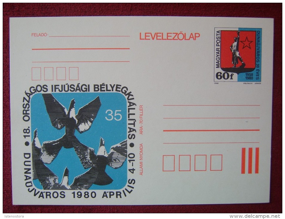 HUNGARY / POSTAL STATIONERY / STAMP EXHIBITION / 1980 - Ganzsachen