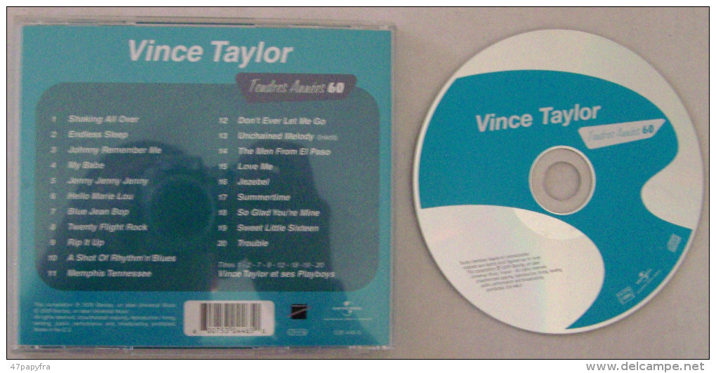 Vince TAYLOR & Ses Playboys CD 20 Titres ROCK Shaking All Over état Neuf - Rock