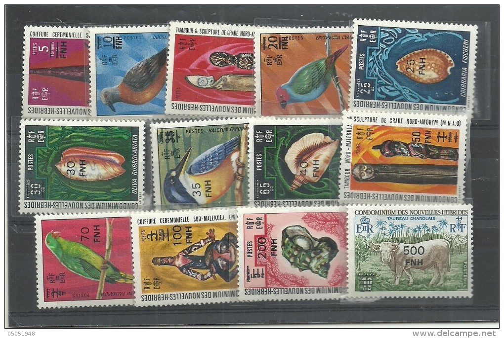 450/462   Série Surchargée  Trace De Charniére      (boitsorbl) - Used Stamps