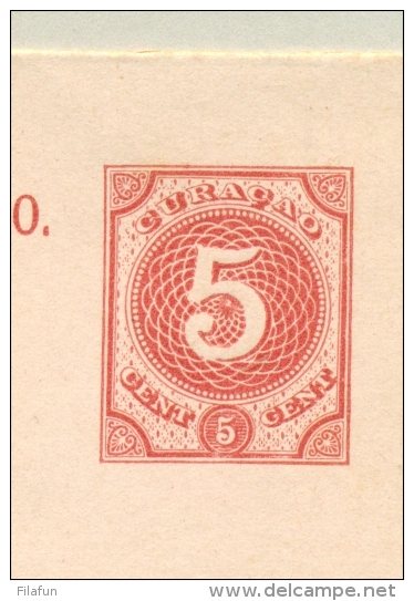 Curacao - 1891 -  5+5 Ct Briefkaart Cijfer - Curaçao, Nederlandse Antillen, Aruba