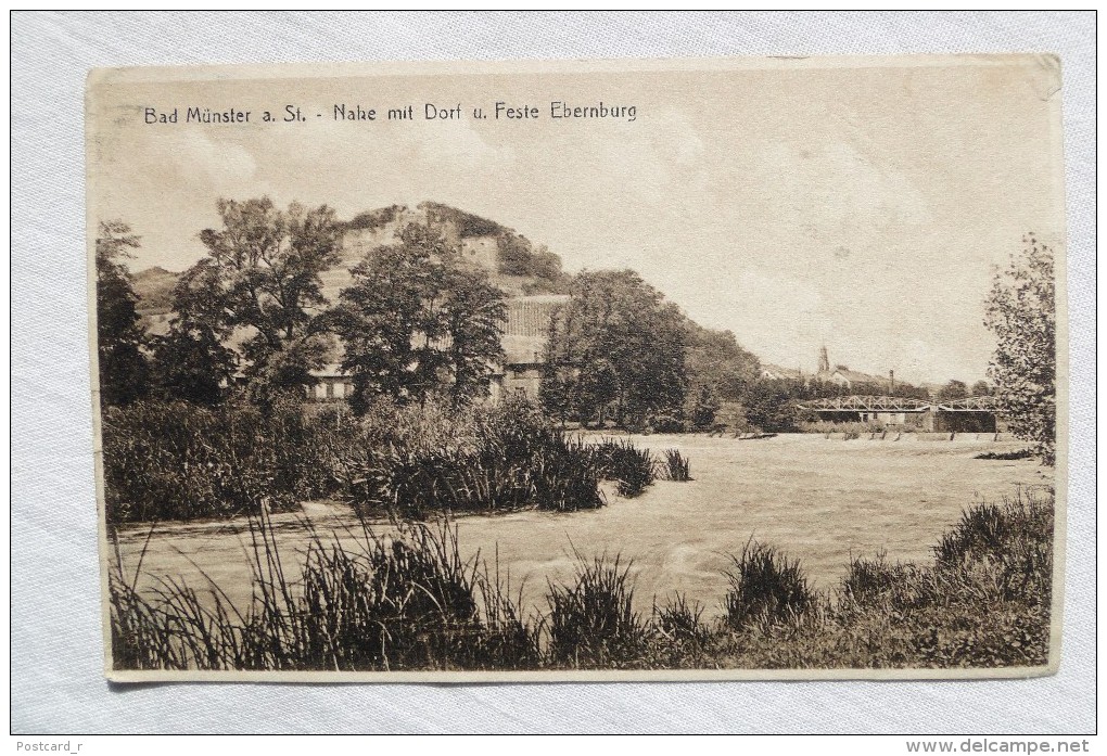 Germany Bad Münster Am Stein Nahe Mit Dorf U. Feste Ebernburg   A 51 - Bad Münster A. Stein - Ebernburg