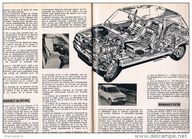 1973 Science Et Vie Spécial AUTOMOBILE Et MOTO 160 Pages  5 Scans Très Bon état - Auto/Moto