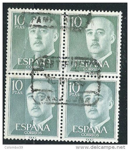 Spagna 1955 Usato - Mi.1055 Q Qualche Dente Aperto SCAN - Usati