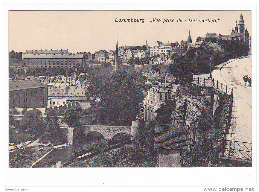 24854 LUXEMBOURG Vue Prise Clausenerberg -PC Schoren LL Gare  - - Autres & Non Classés